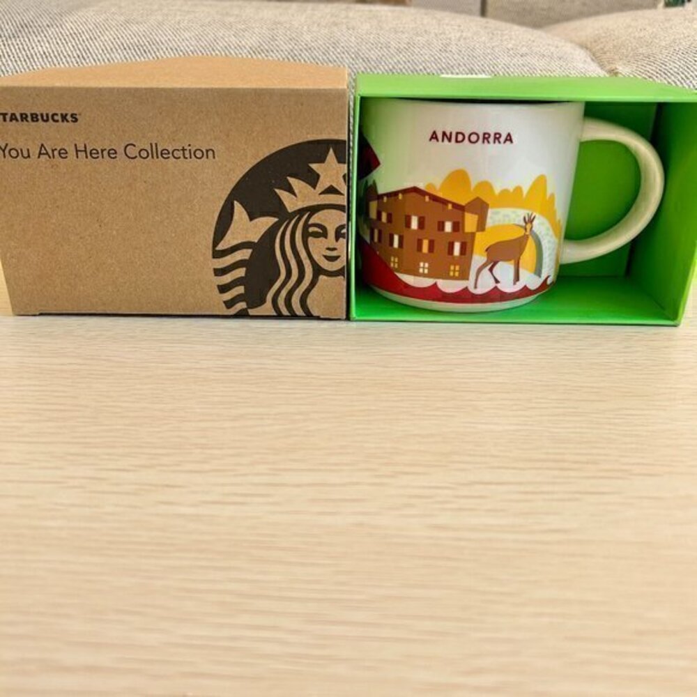 Starbucks You Are Here Andorra Collectible Coffee Mug NIB